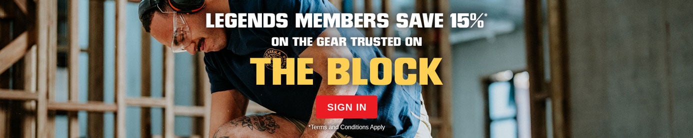 Legends Club Members Save 15% on The Block